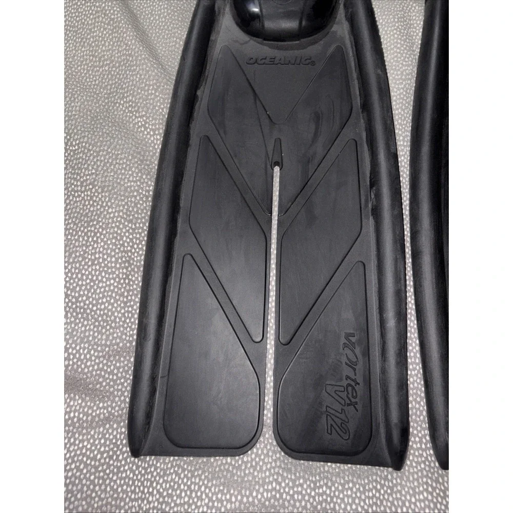 Oceanic Vortex V12 Split SCUBA Fins XL Natures Wing Propeller-Fin Technology